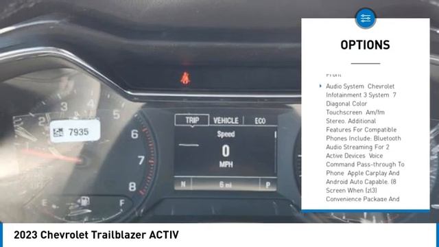 2023 Chevrolet Trailblazer 23TB1016 смотреть онлайн