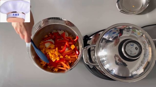 Куриное филе с овощами в АМС смотреть онлайн