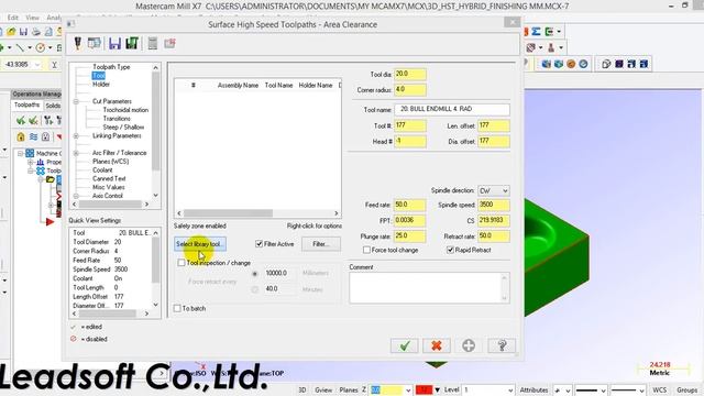 Mastercam Import stl files created CAM. смотреть онлайн