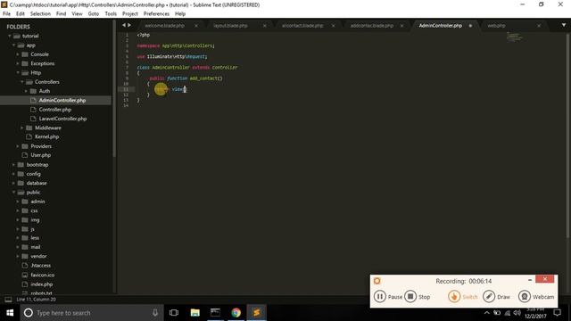 Laravel bangla tutorial 13(setup project) part 2 смотреть онлайн