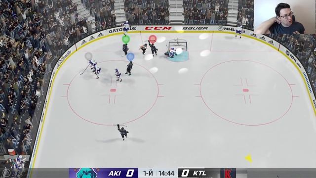 Вот это НАСТОЯЩИЙ ХОККЕЙ! Играем 6 на 6 в NHL 21 смотреть онлайн