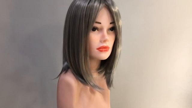 Парик каре с челкой темно серый смотреть онлайн