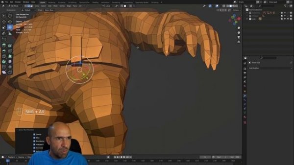 36. Making UVs - Create a commercial game 3D character