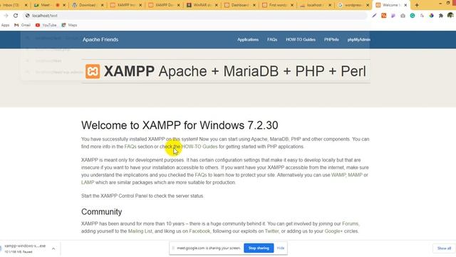 How to install xampp and WordPress in localhost смотреть онлайн