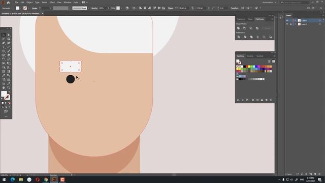 Flat CHARACTER DESIGN in Adobe illustrator - STEP BY STEP Drawing Tutorial for beginners смотреть онлайн
