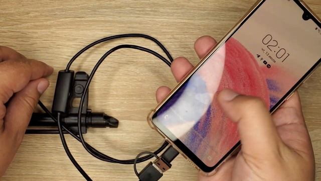 Эндоскоп мини / Endoscope USB Type-C. Мини камера с подсветкой для телефона Android "как работает" смотреть онлайн