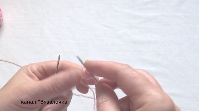 3 способа вязания начало шали .Ленточка шали.