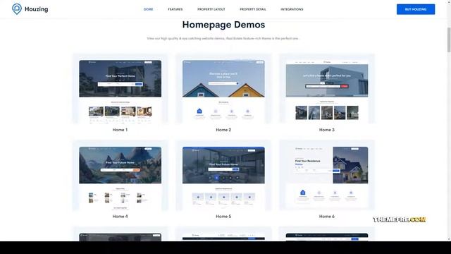 Houzing Real Estate WordPress Theme property homes смотреть онлайн