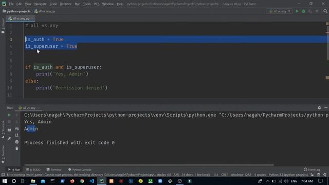 12 any vs all Functions Python Arabic شرح any vs all بايثون بالعربى смотреть онлайн