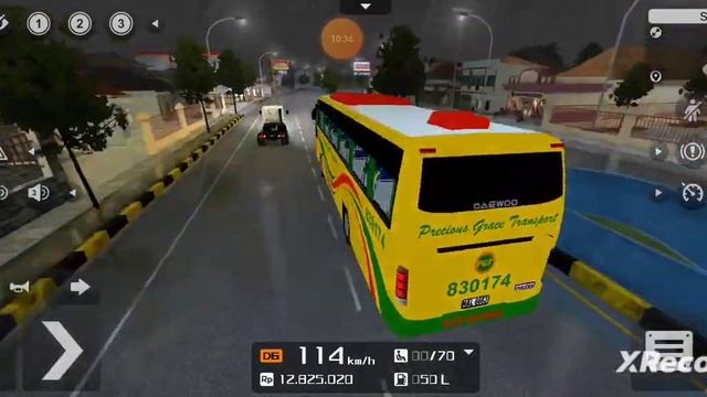 Bussid Mod Precious Grace Transport Daewoo BS106 Part 2 смотреть онлайн