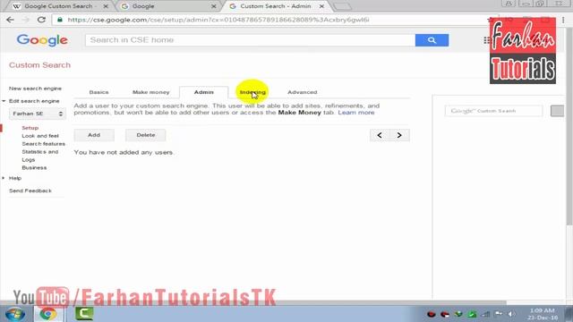 How to Create and Setup Custom Search Engine CSE to Earn Money Tutorial in Urdu/Hindi смотреть онлайн