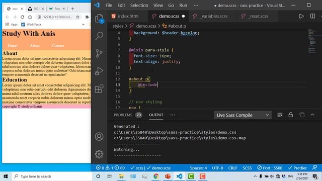 sass bangla tutorial 4 : mixin and include смотреть онлайн