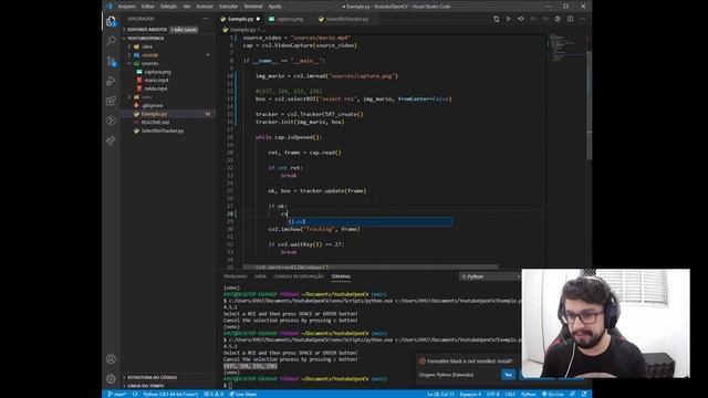 (TRACKING) Rastreamento de Objetos em Vídeos com PYTHON e OPENCV смотреть онлайн
