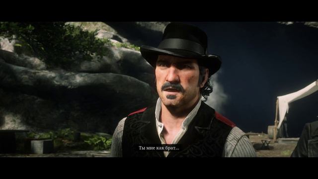 Red Dead Redemption 2 Джон вернулся в лагерь раненым удтверждая что Датч его бросил смотреть онлайн