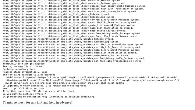 apt-offline apt-get upgrade still trying to connect to online server for upgrade even though... смотреть онлайн