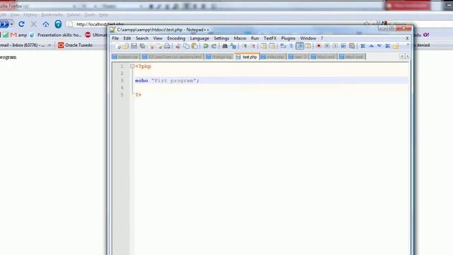 Install PHP Tutorial 2 XAMPP part_2 смотреть онлайн