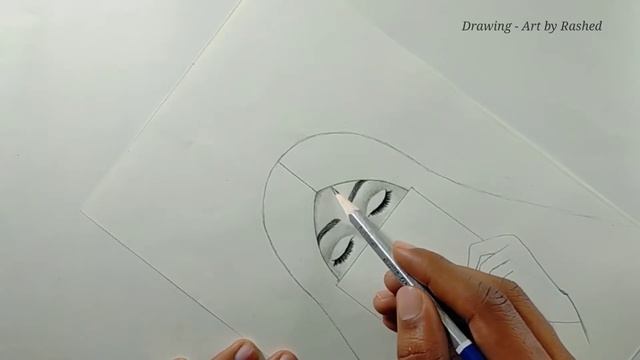 How to draw Muslim Hijabi Girl With Quran | Step by step drawing смотреть онлайн