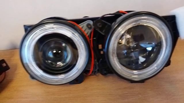 Обзор тюнинг оптика BMW E32 E34 LPBM60 фары БМВ е34 е32 смотреть онлайн