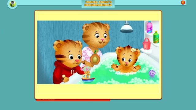 Daniel Tiger's Neighborhood Games - Bathtime Helper смотреть онлайн