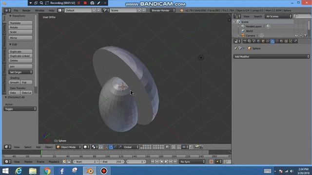Blender Boolean Skin Texture Problem смотреть онлайн