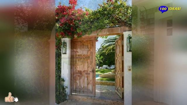 Beautiful wicket for the garden! 28 design ideas! смотреть онлайн