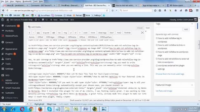 How to Add Rel Nofollow Tag in Wordpress смотреть онлайн