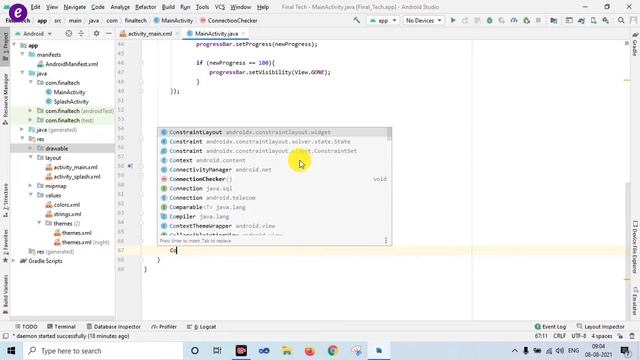 How to Convert Website into Android App in Hindi 2021 | Internet Connection Check | Part - 4 Webvie смотреть онлайн