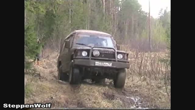 Село Нерль. Коллективный поход за дровами. Сходили в баньку. Покатушки off-road 2006 год. смотреть онлайн