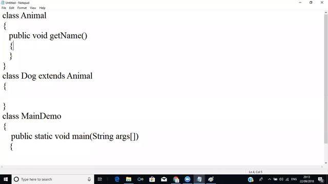 Single Inheritance in Java смотреть онлайн