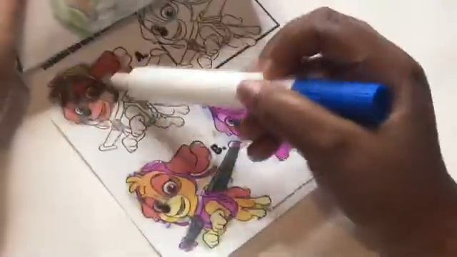 Paw Patrol Imagine Ink Coloring Book With Magic Marker And Surprises! смотреть онлайн