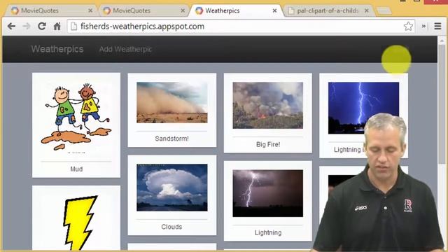 Weatherpics with Bootstrap Lab смотреть онлайн
