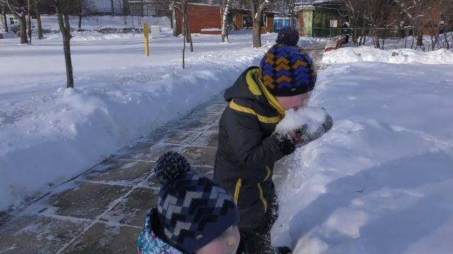 Минский зоопарк при -15 в зимний солнечный день
