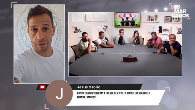 ¡EDISON FLORES en la mesa de DESMARCADOS! смотреть онлайн