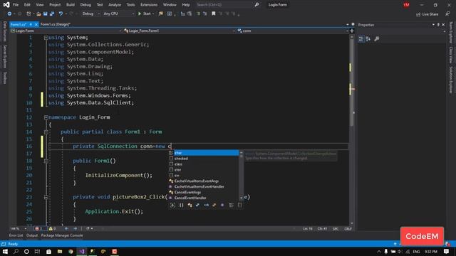 Login Windows Form || Part 3 Connecting Database смотреть онлайн