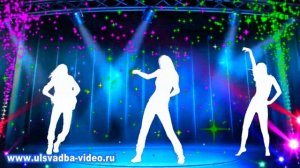 Футаж Дискотека танцы