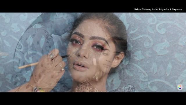 MODERN BENGALI BRIDAL MAKEUP || STEP-BY-STEP || MAKE UP DONE BY PRIYANKA & SUPARNA смотреть онлайн