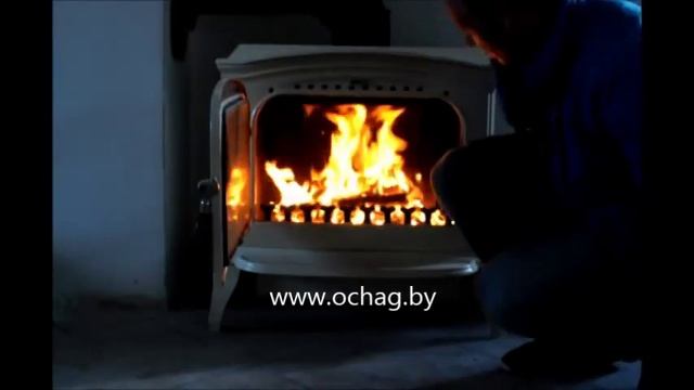 Печь-камин Invicta Bradford Ivorie смотреть онлайн