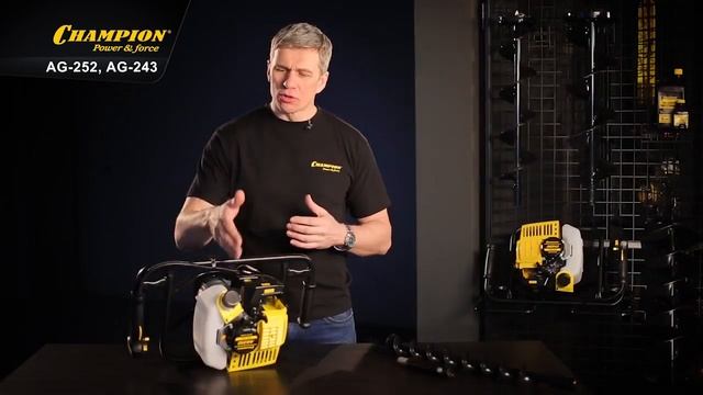 Мотобуры Champion AG 252 и Champion AG 243
