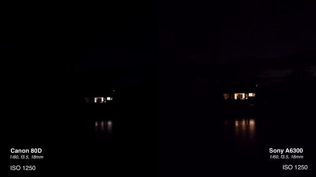Canon 80d vs Sony A6300 - Low Light Video Test Review смотреть онлайн