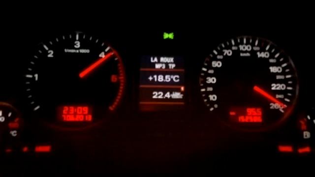 Audi A4 B7 3.0tdi ASB (chip 311ps 598Nm) acceleration 100-260 смотреть онлайн