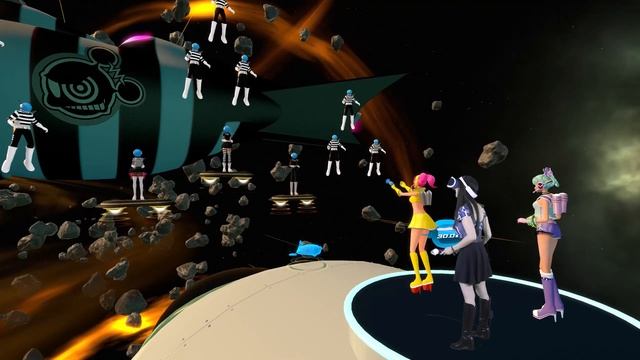 Space Channel 5 VR Kinda Funky News Flash Gameplay - Trisha Dancing Badly in Mixed Reality! LOL смотреть онлайн