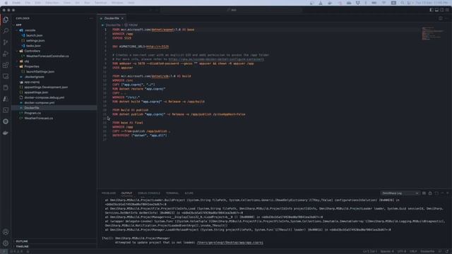 Create .NET microservices with Docker and vscode смотреть онлайн
