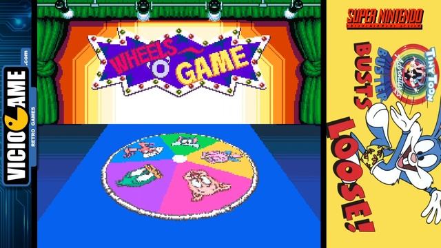 ? Tiny Toon Adventures: Buster Busts Loose! (SNES) Complete Gameplay смотреть онлайн