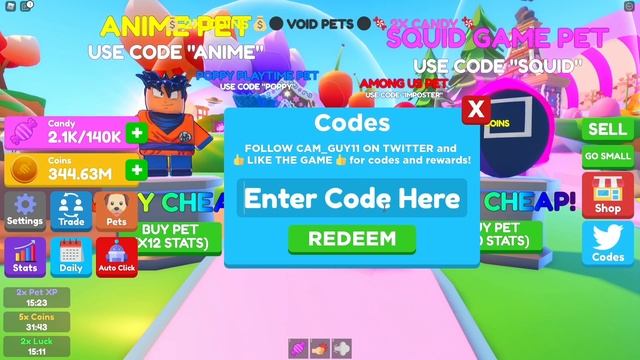 CANDY EATING SIMULATOR CODES *?FREE PET UPDATE?* ALL NEW CODES! Roblox Candy Eating Simulator смотреть онлайн