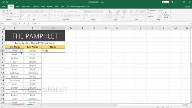 How to Combine text into one cell in Ms Excel | Merge two Cells in Excel without Losing the Data смотреть онлайн