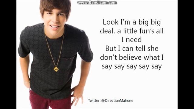 Austin Mahone - Mmm Yeah ft. Pitbull Lyrics смотреть онлайн