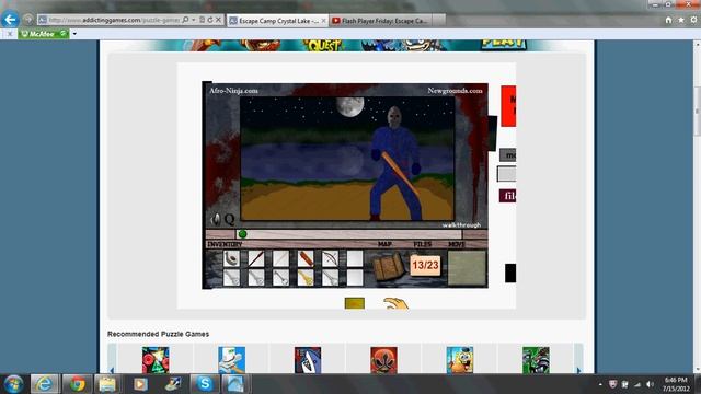Flash Player Friday: Escape Camp Crystal Lake Part 3 смотреть онлайн