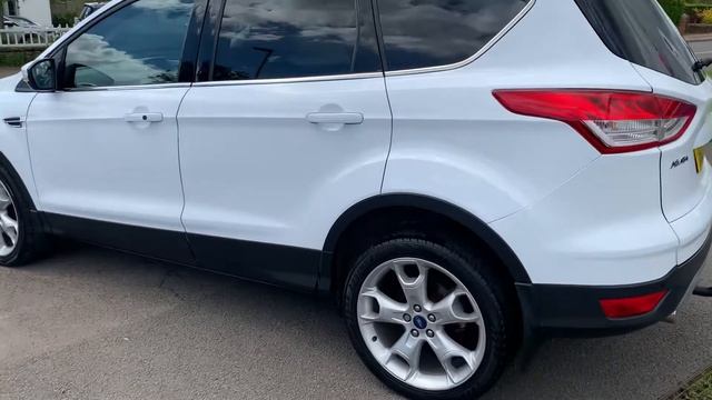 2013 63 Ford Kuga 2.0 TDCi Titanium X 5dr 4x4 Frozen White