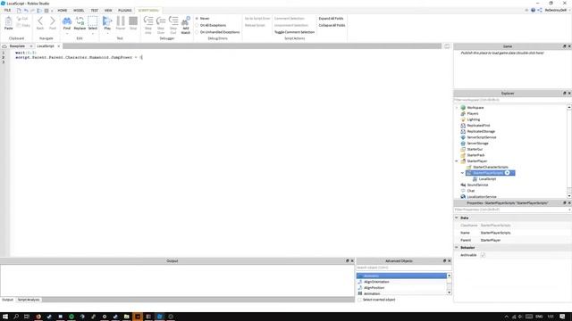 Убираем прыжок в ROBLOX смотреть онлайн