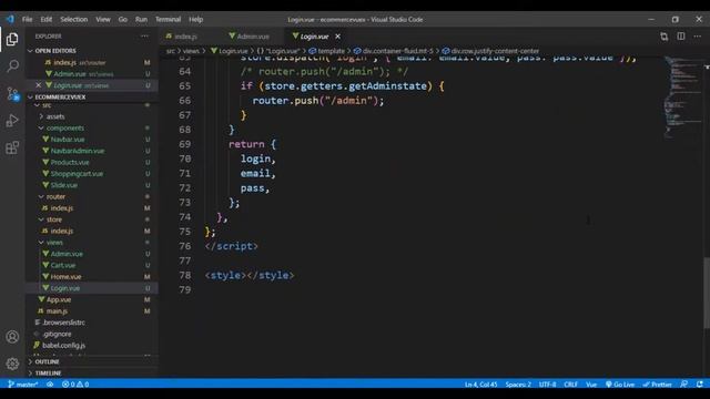 E-commerce | Vue.js | Vuex | Composition API | Navigation Guards | Bootstrap смотреть онлайн